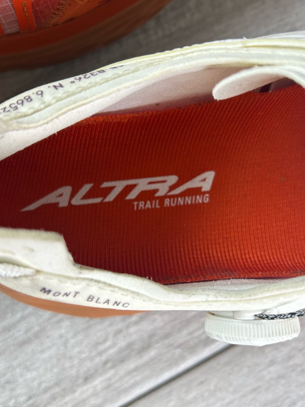 Altra Mont Blanc BOA Orange Trail Running Shoe Athletic Sneaker Women’s Size 9.5 - Picture 10 of 10